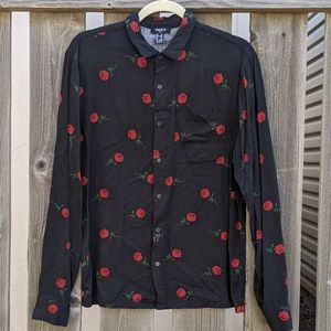 Medium Men's Forever 21 Long Sleeve Button-Up